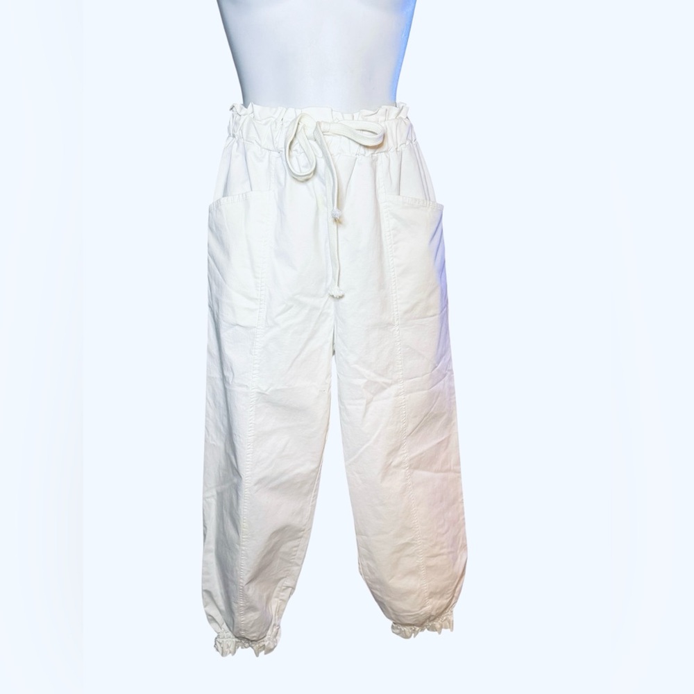 Baci White Jogger Pants made in Paris - Picture 3 of 13